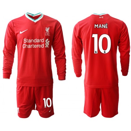 Koszulka Liverpool Sadio Mane 10 Dziecięca Główna 2020-2021 - Koszulki Piłkarskie(L/S)